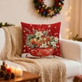 thumbnail image 6 of hengsof Christmas Vibe Printed Pillowcase Decorative Cushion for Living Room Sofa Bedroom Seating Home Festive Displays Perfect for Christmas, 6 of 6