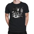 thumbnail image 2 of DJ Rabbit Spinning Vinyl Beats Men's T-shirt, 2 of 3