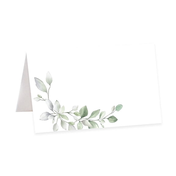 Koyal Wholesale Table Place Cards Greenery Table Tent Wedding 56 Pack