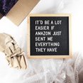 thumbnail image 4 of Letter Board, Wood Letter Board Felt Board, Felt Letters Message Board for Offices Classrooms Black,Grey, 4 of 7