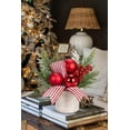 thumbnail image 4 of Árbol de Navidad Hollyone, pequeño, artificial, 28 cm, con adornos, 4 of 6