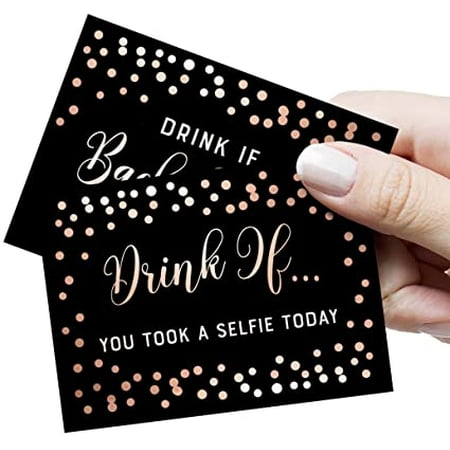 Drink If! Bachelorette Party Game, 26 Unique Cards, Bachelorette Party Ideas, Girls Night Out Activity, Bridal Party Game