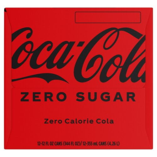 2 Pack - Coca-Cola Zero - 12-12 Fl. Oz. Package May Vary