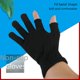 thumbnail image 3 of Guantes de punto para hombre de primavera y otoño, cálidos guantes de lana de hilo acrílico grande, hilo reciclado, Dew 235 finger, 3 of 5