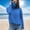 #2_Blue, variant on Women's Upf 50  Sun Protection Hoodie Jacket Rash Guard UV SPF T-Shirts with Mask Upf 50  Long Sleeve Tee Shirts Quick Dry Athletic Stretch Sun-Protective Clothing with Thumb Holes SPF Tops Outdoor