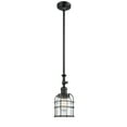 thumbnail image 4 of Innovations Lighting - Bell Cage - 1 Light Stem Hung Tiltable Mini Pendant In, 4 of 7