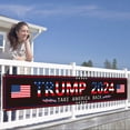 thumbnail image 2 of Hot Sale!Probsin Banner Decorations Take America Back Yard Sign Flag Party Supplies American Flag Images Photo Poster Hanging Outdoor Gate Decor Fence Door Indoor, 2 of 3