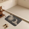 thumbnail image 6 of Sun and Moon Door Mat, Magical astrology Door Mat, Stars Galaxy Space Welcome Doormat, Housewarming Gift Floor Mat,Indoor Doormat,Front Back Door Mat ,Coral Velvet Rug 16”x24”, 6 of 7
