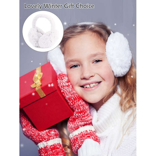 Spencer 2 Pack Winter Earmuffs for Women Men Cute Foldable  display picture 1