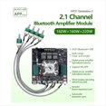 thumbnail image 3 of Amplificador de Potencia Digital Bluetooth -HT21 APP 160Wx2+220W, Módulo TDA7498E de 2.1 Canales, 3 of 5