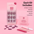 thumbnail image 5 of DIGI by Glamnetic Short Oval Artificial Press-on Nails, Mauve Aside, 24 Pieces, 5 of 12