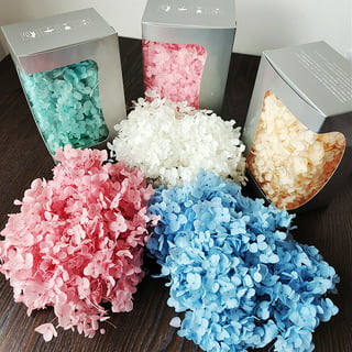 1 Box Natural Dried Hydrangea Flowers Immortal Flowers DIY Craft Accessories, Size: 20.00