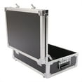 thumbnail image 6 of Portable Carrying Case Aluminum Hard Case Black Briefcase Tool Box Black w/Lock, 6 of 14