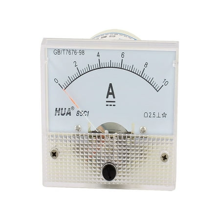 Unique Bargains 85C1 DC 0-10A Analog Current Panel Meter Amperemeter