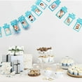 thumbnail image 3 of VONTER 1st Birthday Baby Photo Banner for Newborn to 12 Months, Monthly Milestone Photograph Bunting Garland, First Birthday Celebration Decoration (Blue), 3 of 6