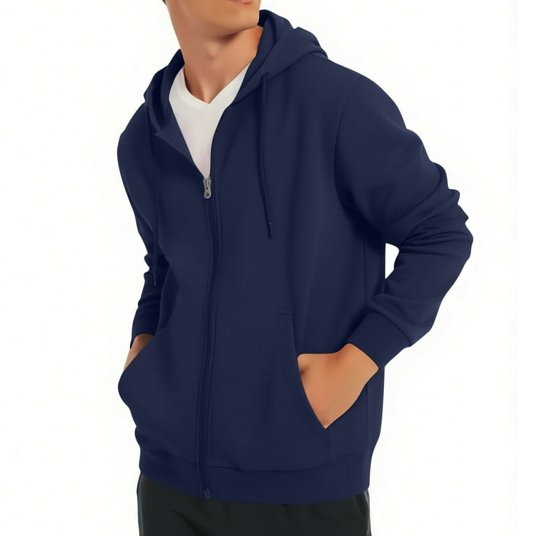 SBYOJLPB Men's Cargo Jacket Sports Hoodie Long Sleeve Casual