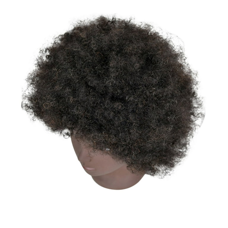  Afro American Mannequin Head for Wigs Black Mannequin Head with  Female Face Bald Mannequin Head for Making Wigs : Arts, Crafts & Sewing