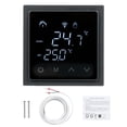 thumbnail image 2 of Thermostat,Underfloor Temperature 85-250v Led Screen With Led 16a Wall With Led Screen With Room Underfloor, 2 of 7