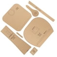 thumbnail image 1 of Acrylic Stencil, Easy To Store Practical Leather Craft Tool, Leather Pattern Templates, Acrylic Material For Make Shoulder Bag Make Messenger Bag, 1 of 8