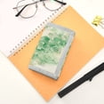 thumbnail image 7 of JIALIOU Nylon Trifold Card Wallet with ID Window Zipper Pocket for Men Women Teen Green Auspicious Clouds, 7 of 7