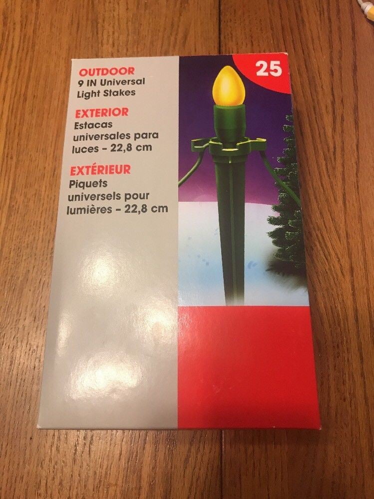 Lites Up Outdoor 9 In Universal Light Stakes Lives 22,8 cm Ships N 24h