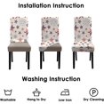 thumbnail image 5 of Independence Day Dining Room Chair Covers Set of 6,4th of July Fireworks Star Flag Dining Chair Cover,Stretchy Removable Washable Dining Chair Cover,Suitable for 4th of July Kitchen Dining Room Decor, 5 of 6
