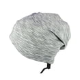 thumbnail image 2 of Qarigey Gorro elástico con estilo, gorros, tocados, tocados clásicos ajustables, ropa, turbante apilable Multicolor Sombreros Gris claro, 2 of 6