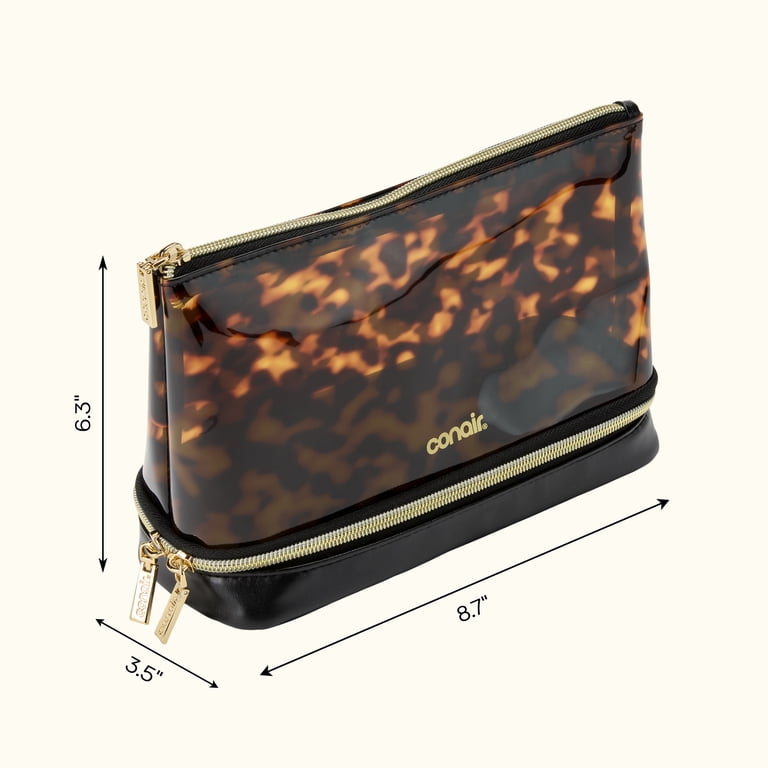 Conair PVC Tortoise Clutch Travel Beauty Organizer photo 7