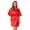 Red, variant on TSADFHJI Cotton Sleeveless Nightgowns Women Women's Hooded Silk Robes Satin Kimono Robe Short Silky Bathrobe Bridesmaid Wedding Party Sleepwear M Black