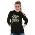 thumbnail image 3 of Military Logo Proud US Army Daughter Women Plus Size Long Sleeve Tee Brisco Brands 2X, 3 of 4