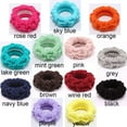 thumbnail image 4 of Mix Colors Accessories Women Girls Headband Hair Rope Scrunchie Elastic Ponytail Holder Wide Hair Bands COFFEE 3PCS, 4 of 8