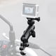 thumbnail image 1 of Soporte para cámara de acción para manillar de motocicleta, soporte para bicicleta, soporte para motocicleta, rotación de 360 grados, soporte de aluminio para cámara de tablero compatible, 1 of 5