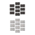 thumbnail image 1 of 20Pcs Metal Hinges Closing Hinge Connectors for Closet Zulema  none, 1 of 8