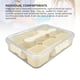 thumbnail image 3 of Bandeja Para Servir Dividida, 9 Compartimentos, Caja Para Aperitivos, Recipiente Para Embutidos, Plástico Con Tapa Y Asa Para Fiestas, Entretenimiento, Picnic, 3 of 7