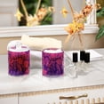 thumbnail image 7 of Floral Pattern in Pink and Purple Cotton Swabs Cans Translucent Plastic Canisters Dustproof Lid for Bathroom Storage, 7 of 7