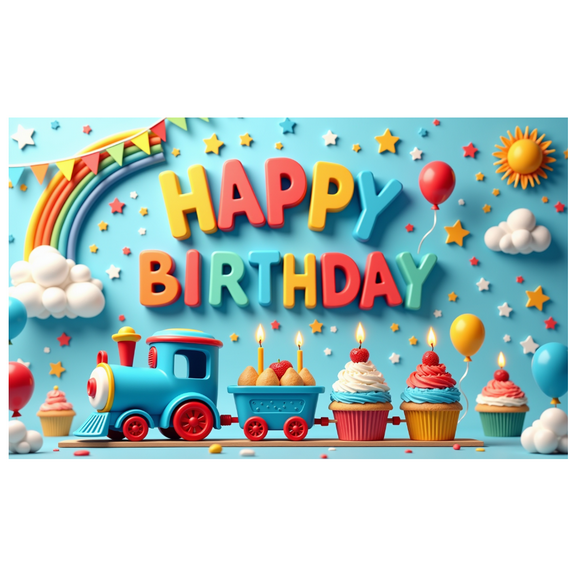 Colorful Design Balloon Decoration Children Celebration Banner for Birthday Party Kids Event Decoration