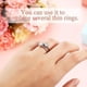 thumbnail image 3 of 2Set Ring Re-Sizer 8 Sizes Transparent Re-Sizer for Prevents Ring From Sliding off, 3 of 5