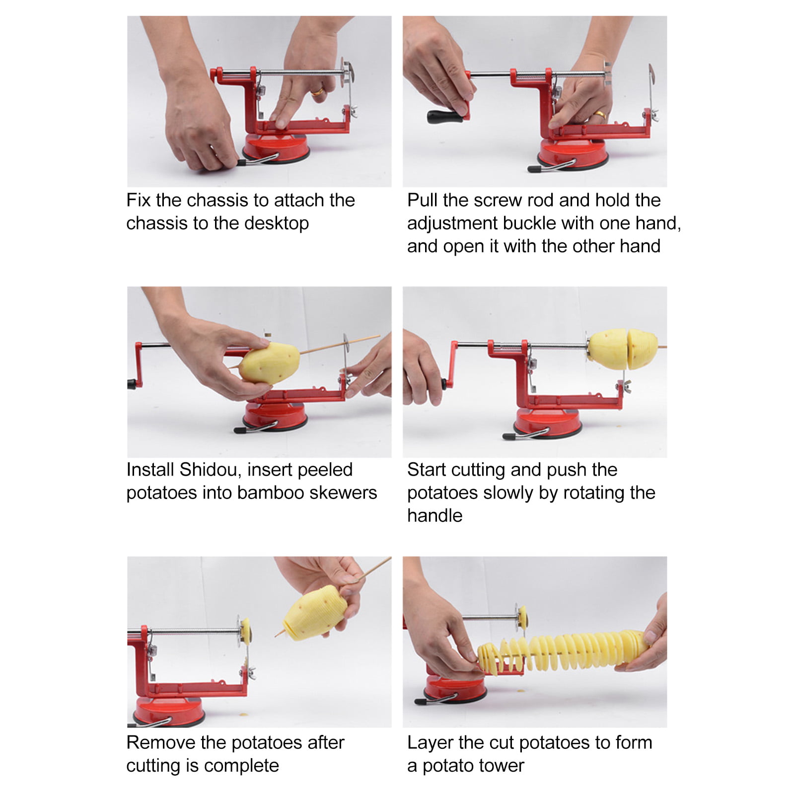 How to Cut Potatoes in Twisted Form? Know it Here! – China Potato Cutter