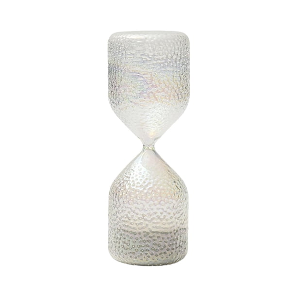 Reloj de arena multiusos para niños y adultos, de cristal transparente. 5 minutos
