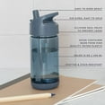 thumbnail image 4 of 3 Sprouts - Recycled Plastic Water Bottle - Blue, 4 of 10