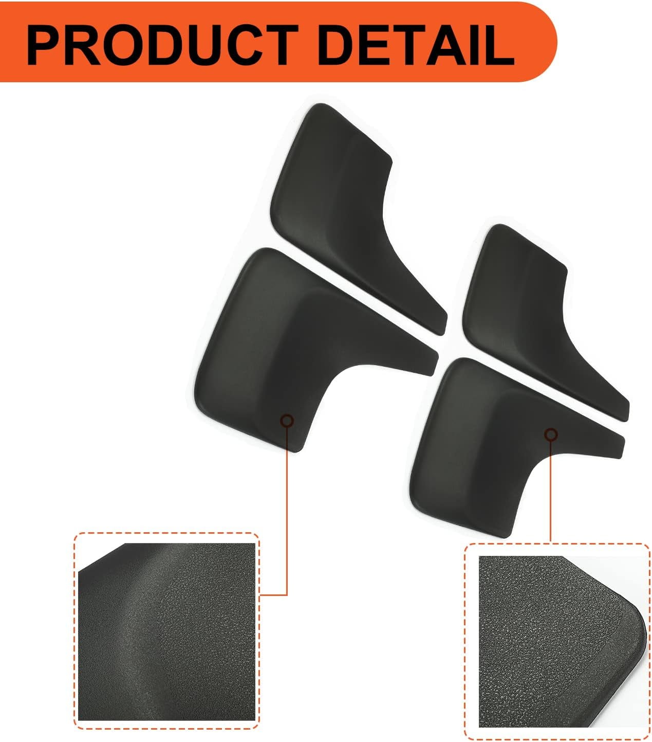Kojem Mud Flap for 2001-2014 Chevy Chevrolet Silverado Tahoe Avalanche Suburban Replace for 19213393 Splash Guard 4PCS