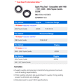 thumbnail image 2 of Spark Plug Seal - Compatible with 1988 - 1997, 2005 - 2006 Toyota Corolla 2ZZGE 1989 1990 1991 1992 1993 1994 1995 1996, 2 of 2