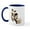 White/Navy Inside, variant on CafePress - Dirt Bike Wheeling In Mud Mug - 11 oz Ceramic Mug - Novelty Coffee Tea Cup