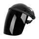 thumbnail image 4 of Equipo de protección del casco de soldadura, máscara de soldadura montada en la cabeza visible, profesional, escudo de cara para pulir otro trabajo Black Top Negro, 4 of 8