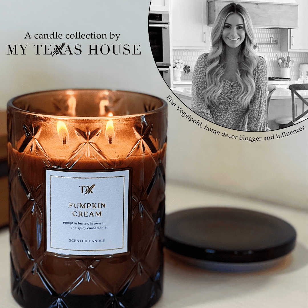My Texas House Pumpkin Cream Scented 2 Wick 15oz (423.9 g) Jar Candle