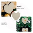 thumbnail image 3 of FENGGUIQU 40 Pieces Wooden Heart Shapes for Crafts, Home Decor, Party Decorations, Art Projects 2x1.9x0.4 Inches, 3 of 6