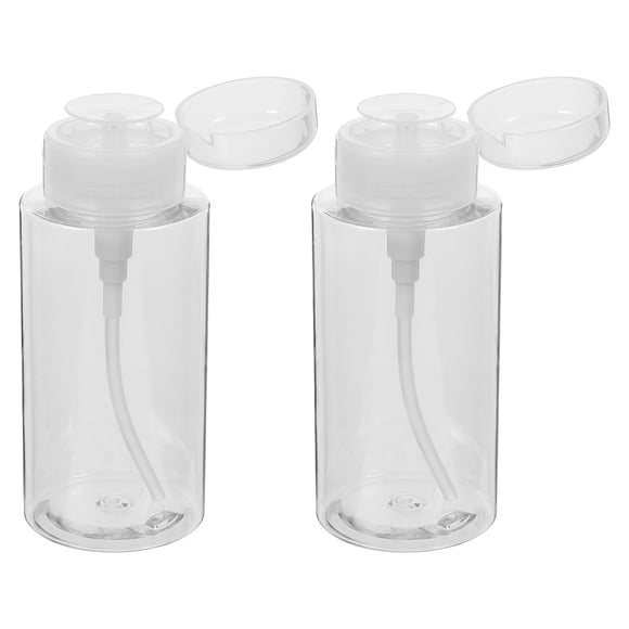 BRIGHTFUFU Dispensadores de removedor de esmalte de uñas, botellas de presión líquida, multifunción, 2 uds.