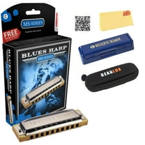 Hohner 532 Blues Harp MS Harmonica - Key of E w/ Instructional Manual