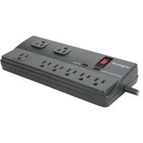 Kensington® - Guardian Premium Surge Protector, 8 Outlets, 6 Ft Cord, 1080 Joules, Gray