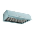 thumbnail image 2 of Hotte de Cuisinière Rétro Classique de 24 Pouces sous Armoire avec Filtres à Chicanes en Acier Inoxydable, Turquoise Brume Océanique, 2 of 6
